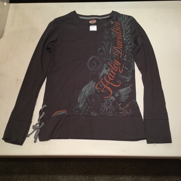 Harley Davidson Long Sleeved Tee - Picture 1 of 5